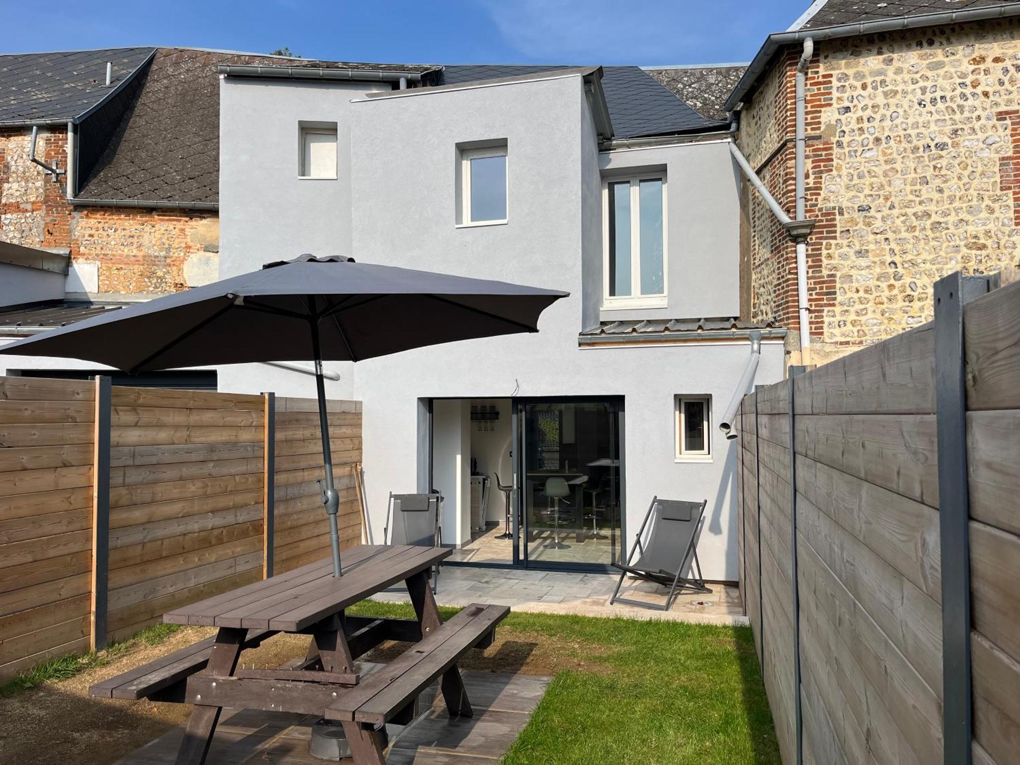 Gite Le Davidson, Maison Avec Jardin Ypreville-Biville Exterior foto